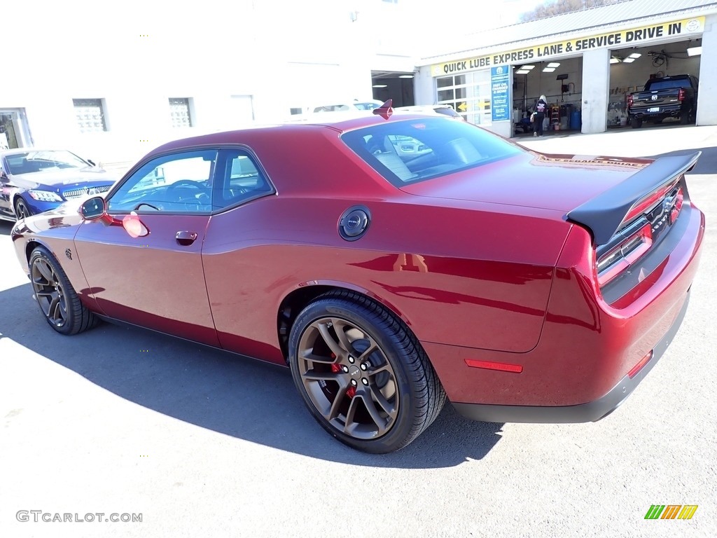 2023 Challenger SRT Hellcat JailBreak - Octane Red Pearl / Black photo #3