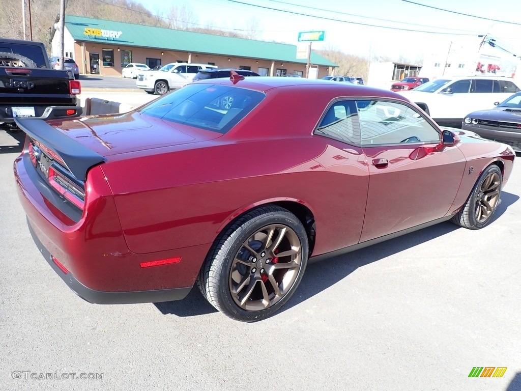 2023 Challenger SRT Hellcat JailBreak - Octane Red Pearl / Black photo #6