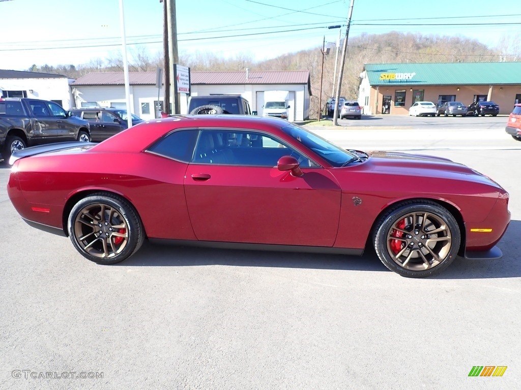 2023 Challenger SRT Hellcat JailBreak - Octane Red Pearl / Black photo #7