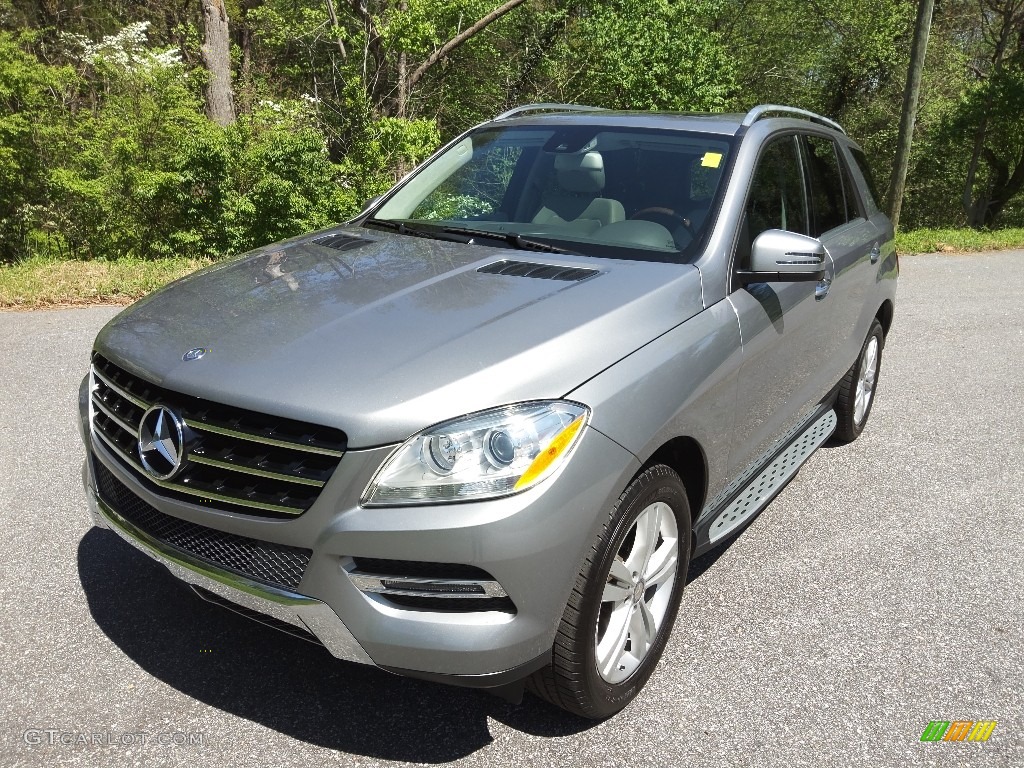 Paladium Silver Metallic 2015 Mercedes-Benz ML 350 Exterior Photo #145912007