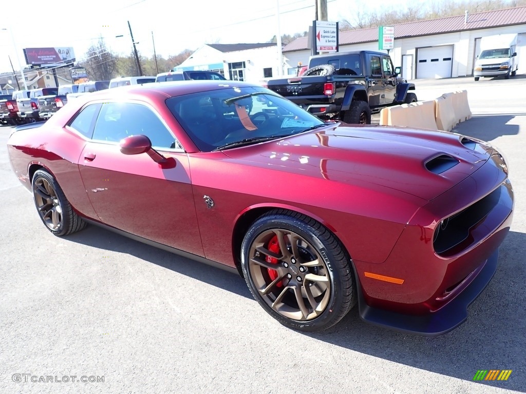 2023 Challenger SRT Hellcat JailBreak - Octane Red Pearl / Black photo #8