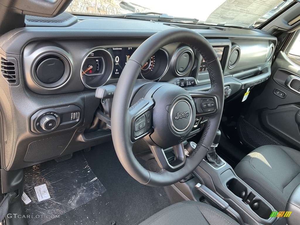 2023 Wrangler Willys 4x4 - Black / Black photo #3
