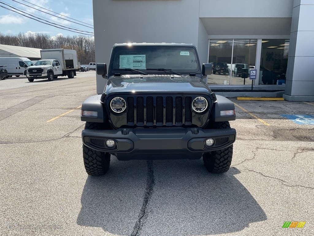 2023 Wrangler Willys 4x4 - Black / Black photo #9