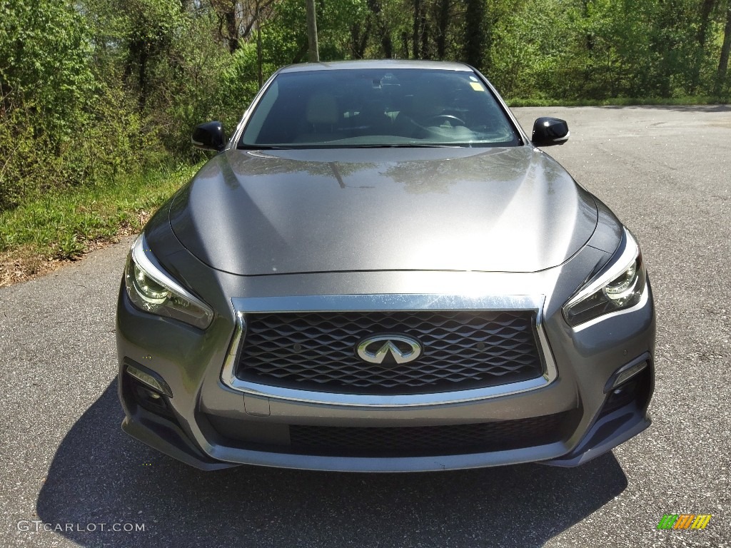 2019 Q50 3.0t AWD - Graphite Shadow / Gallery White photo #3