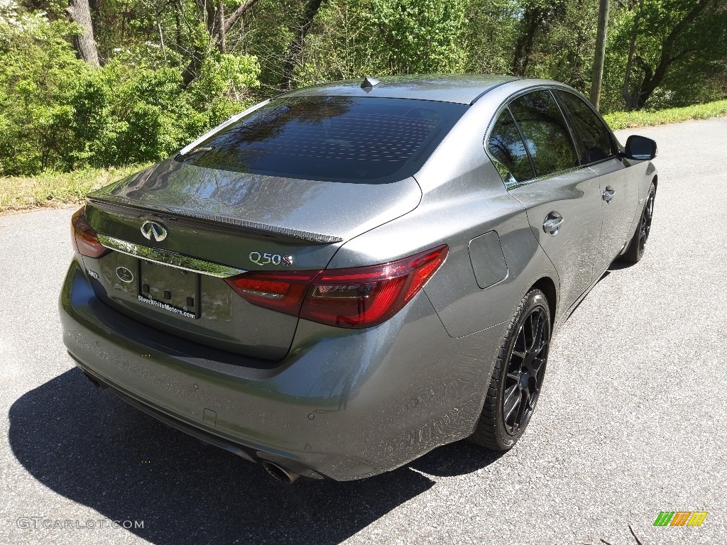 2019 Q50 3.0t AWD - Graphite Shadow / Gallery White photo #6