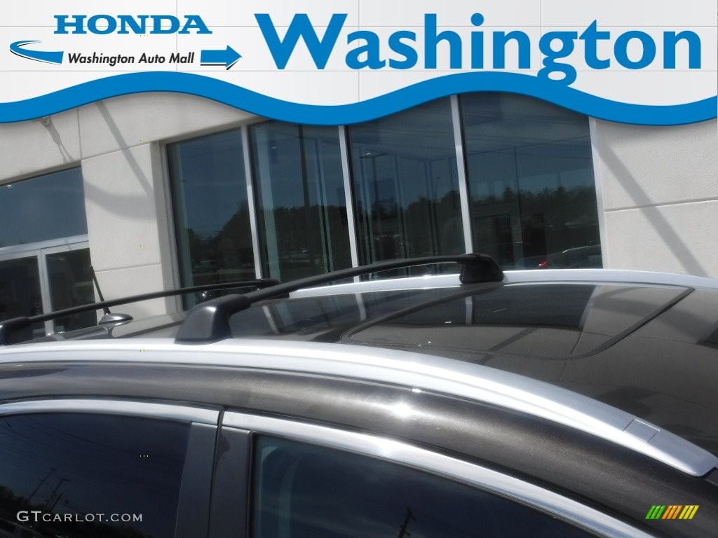 2013 CR-V EX-L AWD - Kona Coffee Metallic / Black photo #4