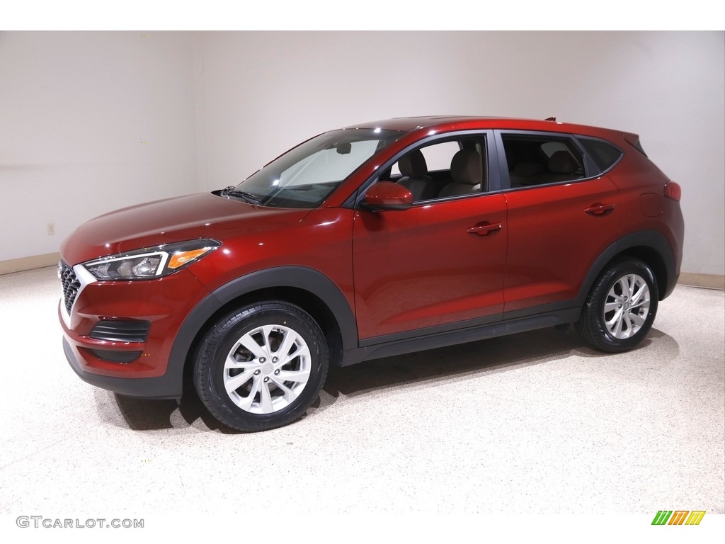 Gemstone Red 2020 Hyundai Tucson SE AWD Exterior Photo #145916356