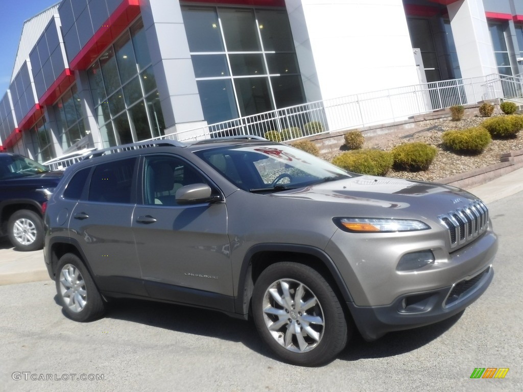 2016 Cherokee Limited 4x4 - Light Brownstone Pearl / Black/Light Frost Beige photo #1