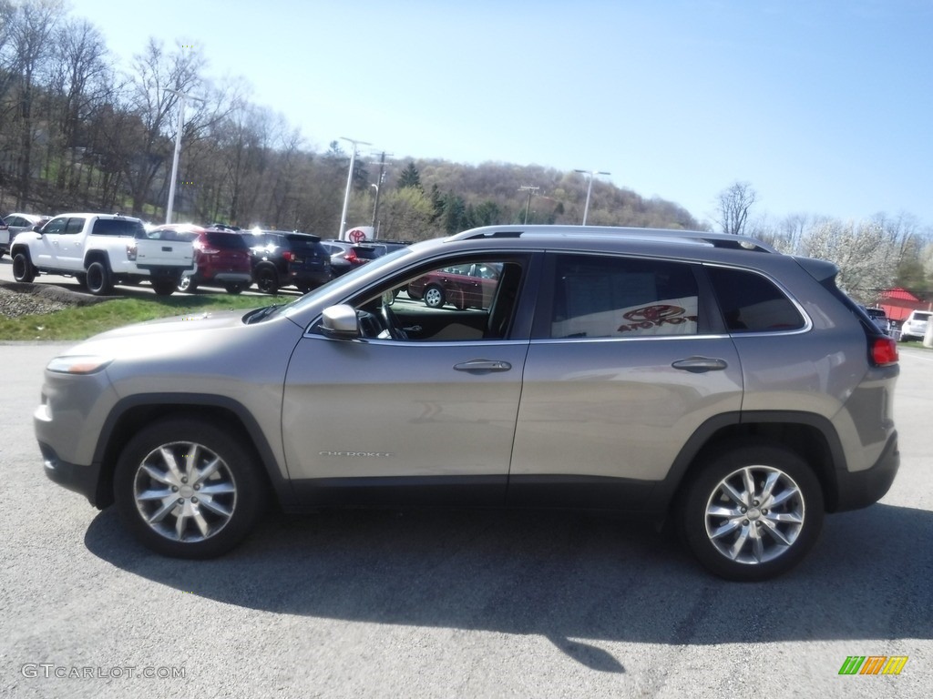 2016 Cherokee Limited 4x4 - Light Brownstone Pearl / Black/Light Frost Beige photo #14