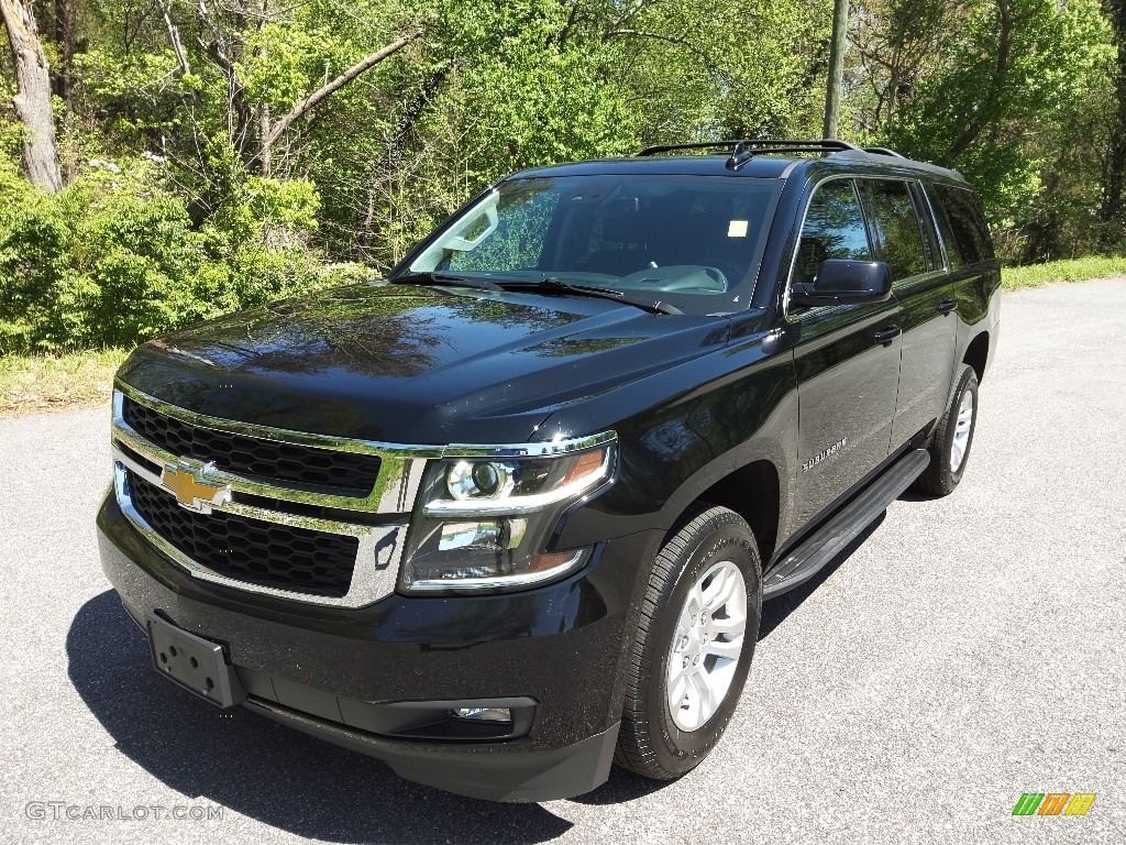 Black 2020 Chevrolet Suburban LT 4WD Exterior Photo #145916644
