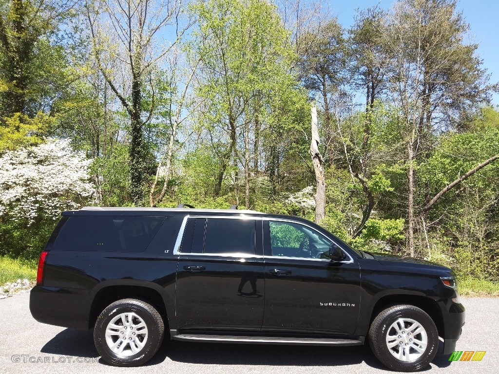 Black 2020 Chevrolet Suburban LT 4WD Exterior Photo #145916716