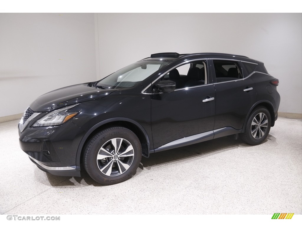 Magnetic Black Pearl 2019 Nissan Murano SV AWD Exterior Photo #145917235