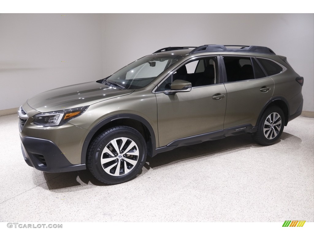 Autumn Green Metallic 2020 Subaru Outback 2.5i Premium Exterior Photo #145918129