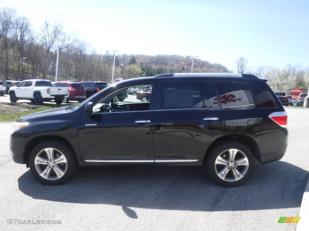 2012 Highlander Limited 4WD - Black / Black photo #12