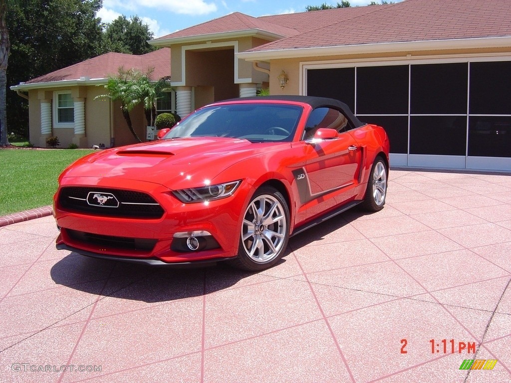 2015 Mustang GT Premium Convertible - Race Red / Ebony photo #1