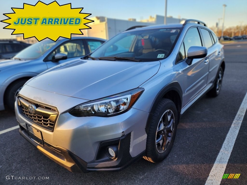 2019 Crosstrek 2.0i Premium - Ice Silver Metallic / Black photo #1