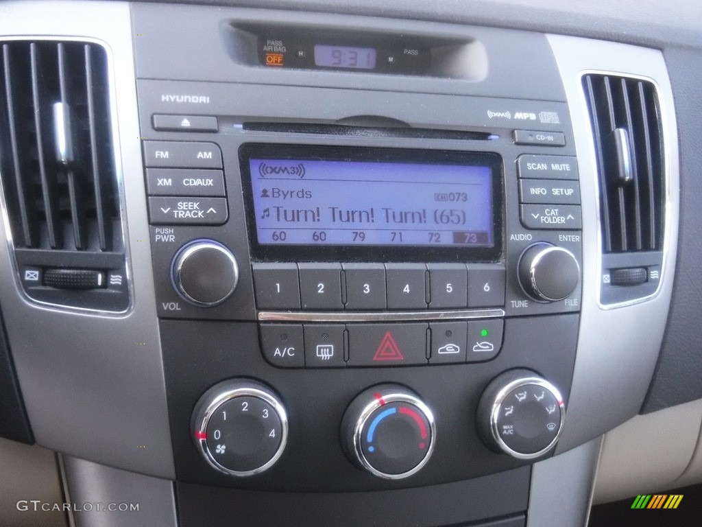 2009 Sonata GLS - Dark Cherry Red / Camel photo #3