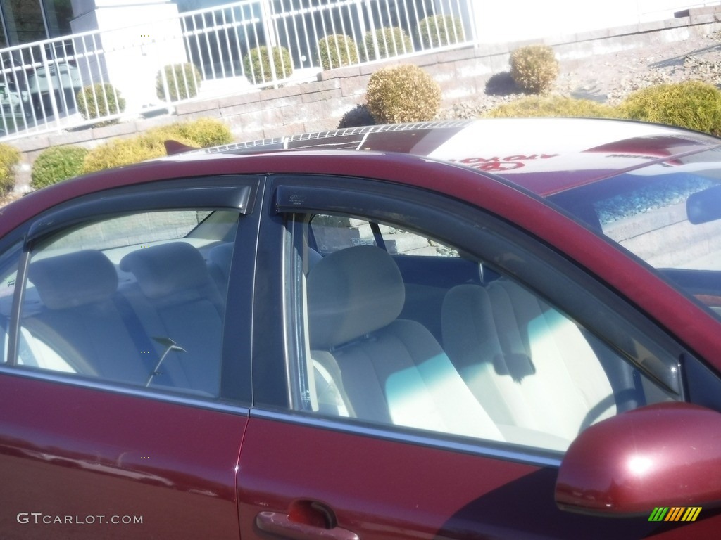 2009 Sonata GLS - Dark Cherry Red / Camel photo #8
