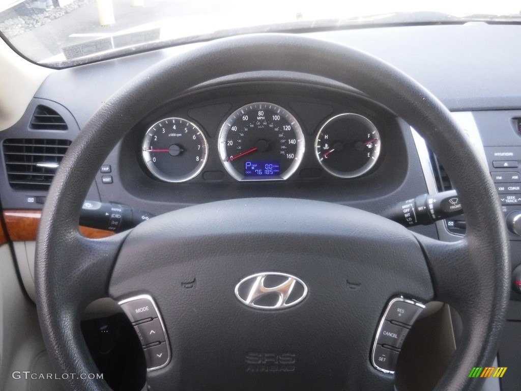 2009 Sonata GLS - Dark Cherry Red / Camel photo #24