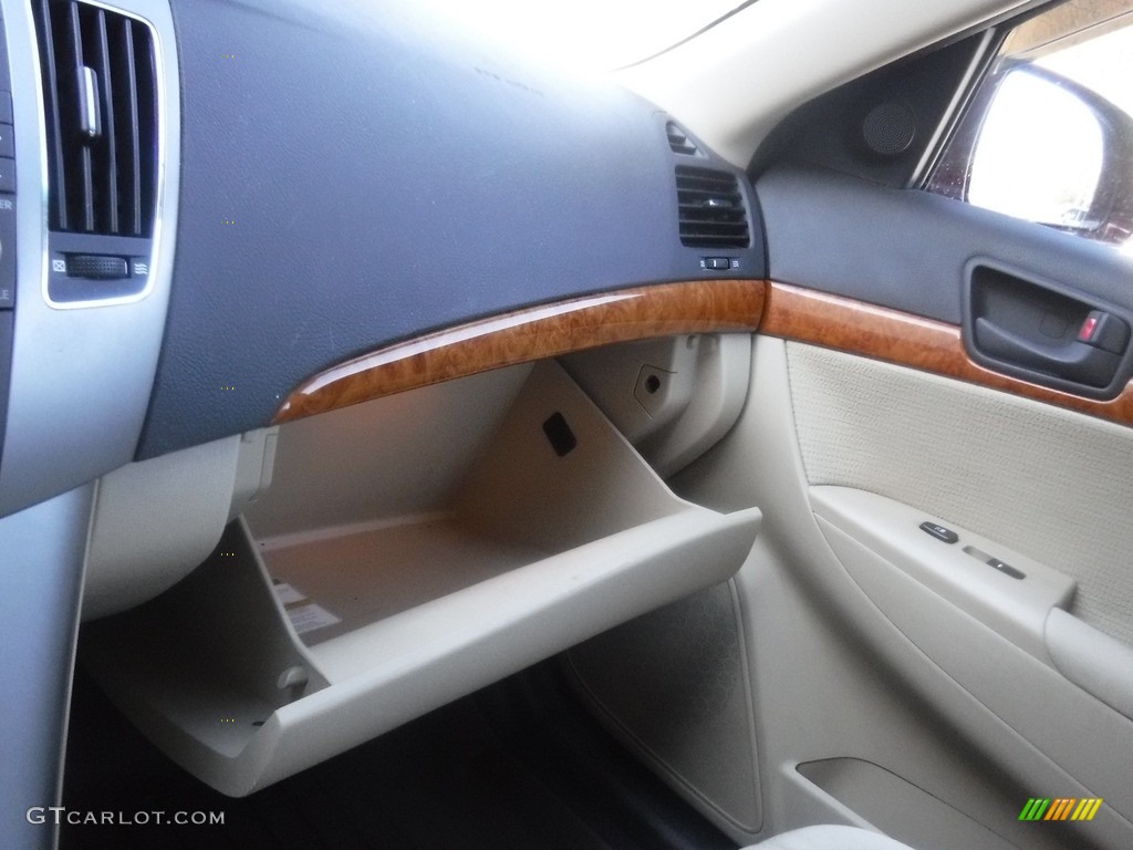 2009 Sonata GLS - Dark Cherry Red / Camel photo #25
