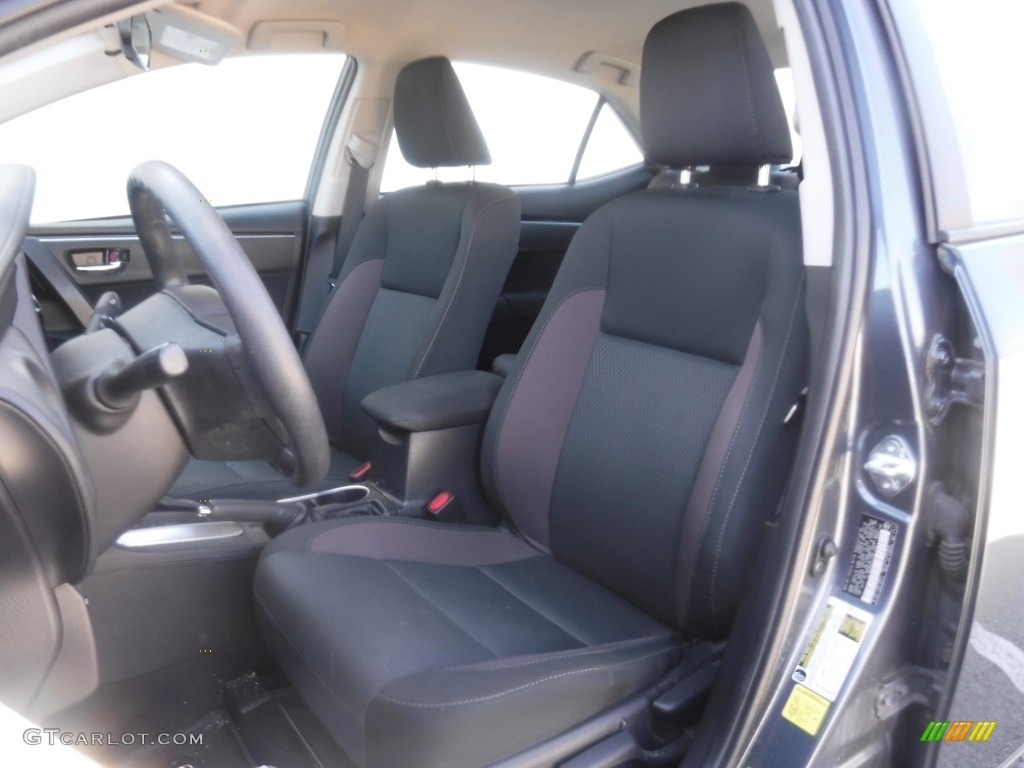 2018 Corolla LE - Slate Metallic / Black photo #17