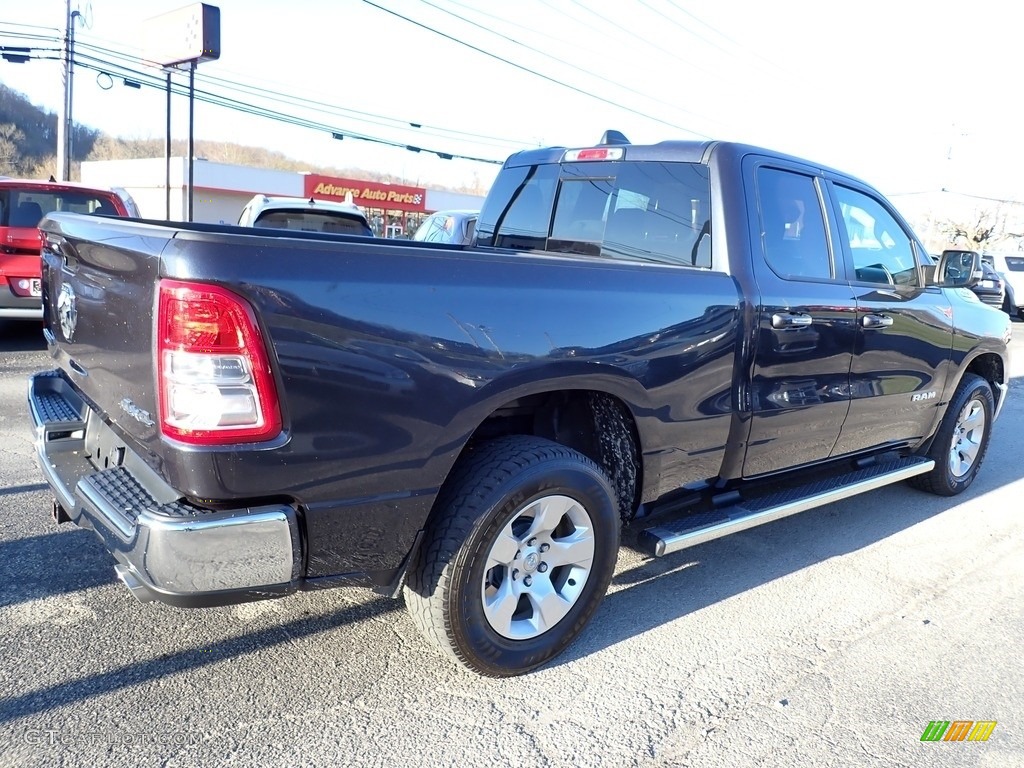 2020 1500 Big Horn Quad Cab 4x4 - Maximum Steel Metallic / Black photo #6