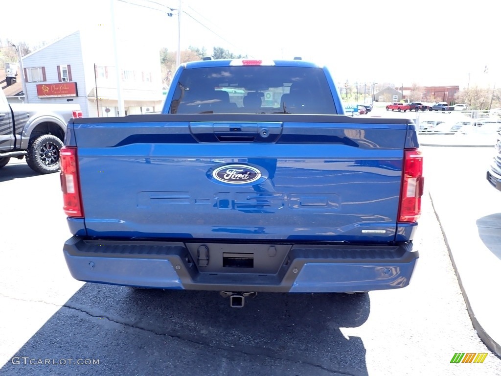2023 F150 XLT SuperCrew 4x4 - Atlas Blue Metallic / Black photo #4
