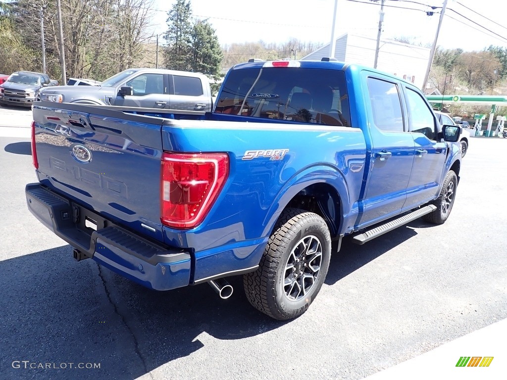 2023 F150 XLT SuperCrew 4x4 - Atlas Blue Metallic / Black photo #5