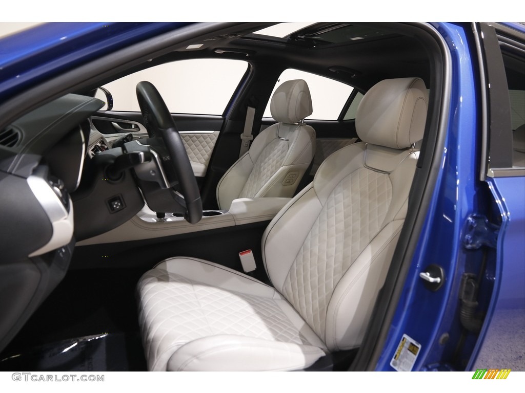 Gray Interior 2022 Genesis G70 3.3T AWD Photo #145923670
