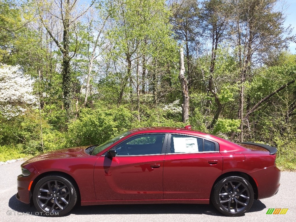 2023 Charger SXT Blacktop - Octane Red Pearl / Black photo #1