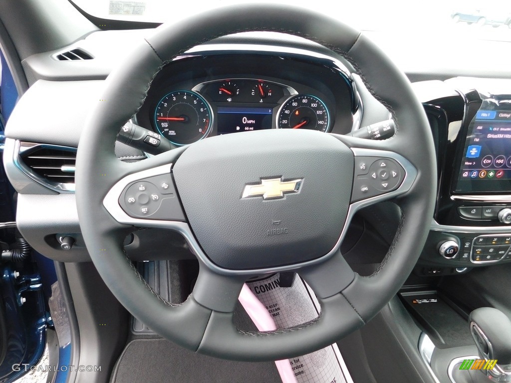 2023 Chevrolet Traverse LT AWD Jet Black Steering Wheel Photo #145924786
