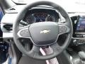 Jet Black 2023 Chevrolet Traverse LT AWD Steering Wheel
