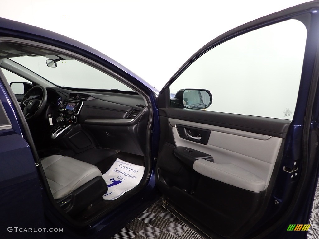 2017 CR-V LX AWD - Obsidian Blue Pearl / Gray photo #24