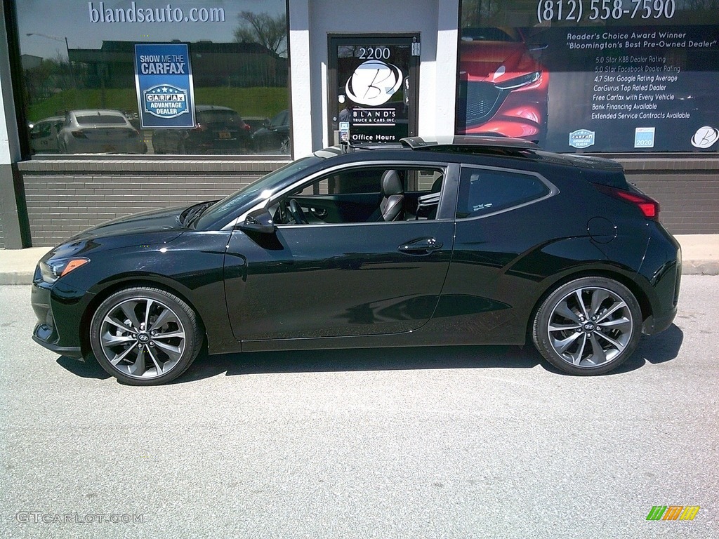 2020 Veloster 2.0 - Ultra Black / Black photo #27