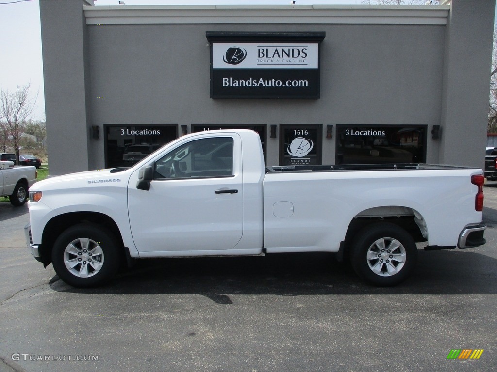 2021 Silverado 1500 WT Regular Cab - Summit White / Jet Black photo #1