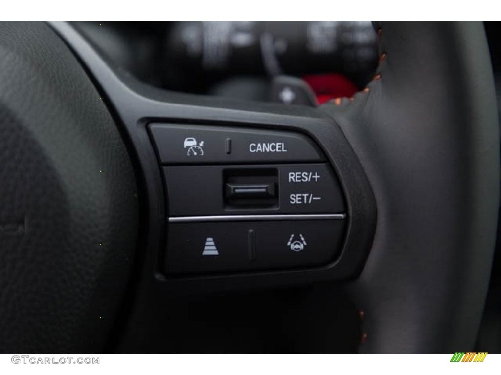 2023 Honda CR-V Sport Hybrid Black Steering Wheel Photo #145926838