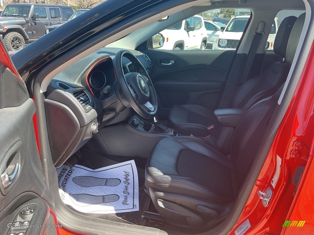 2017 Compass Trailhawk 4x4 - Spitfire Orange / Black/Ruby Red photo #2
