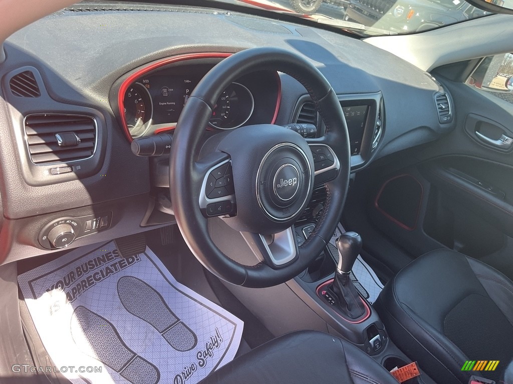 2017 Compass Trailhawk 4x4 - Spitfire Orange / Black/Ruby Red photo #4