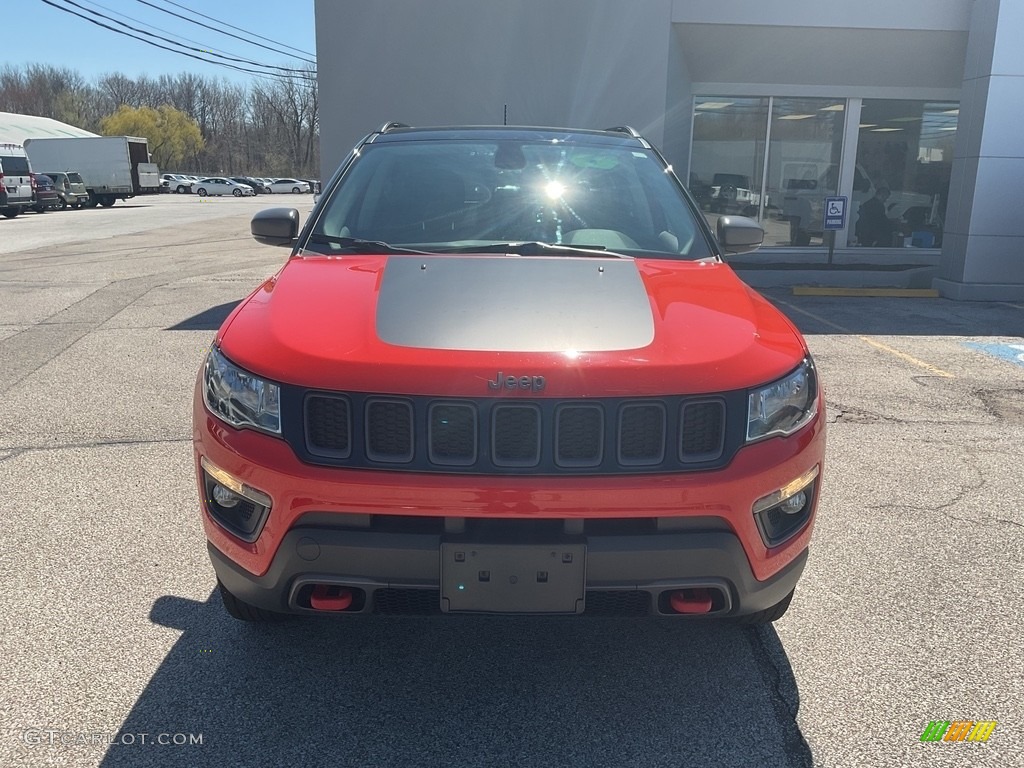 2017 Compass Trailhawk 4x4 - Spitfire Orange / Black/Ruby Red photo #10