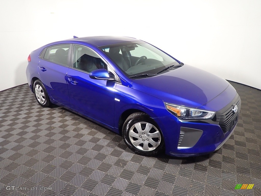 2019 Ioniq Hybrid Blue - Intense Blue / Black photo #3
