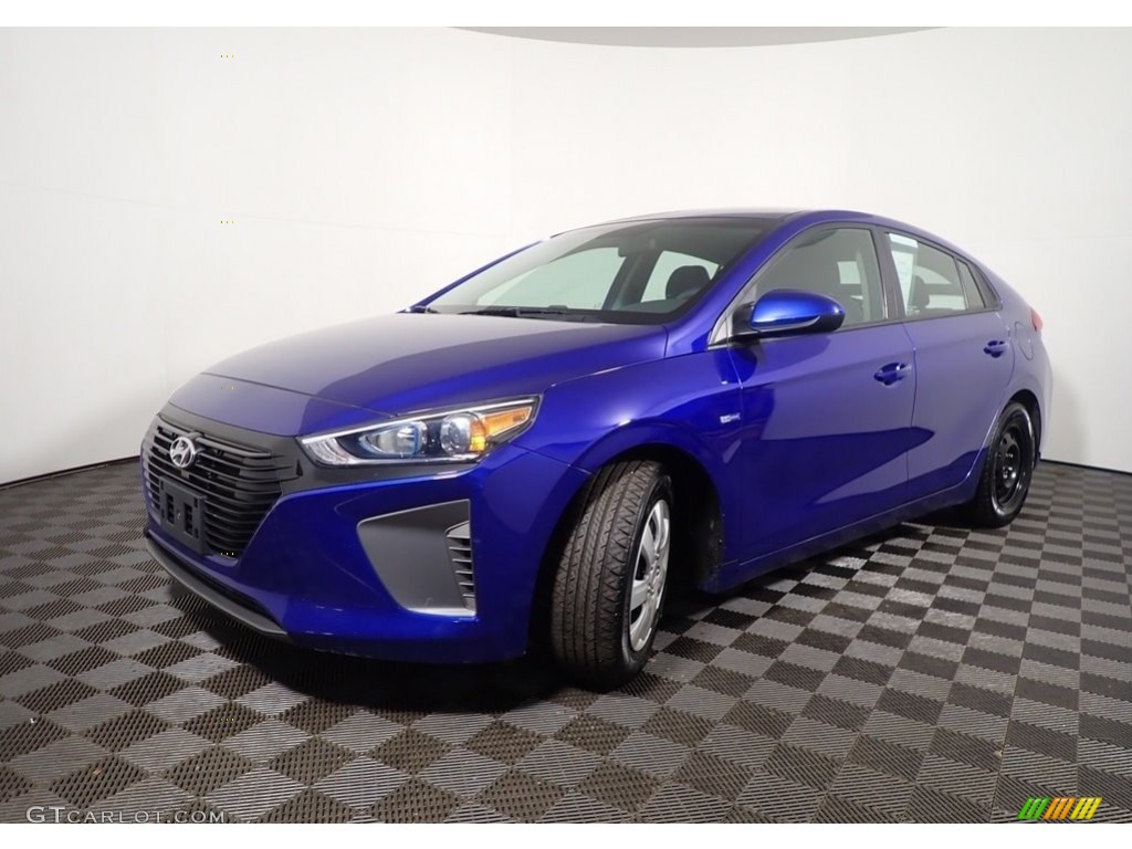 2019 Ioniq Hybrid Blue - Intense Blue / Black photo #7