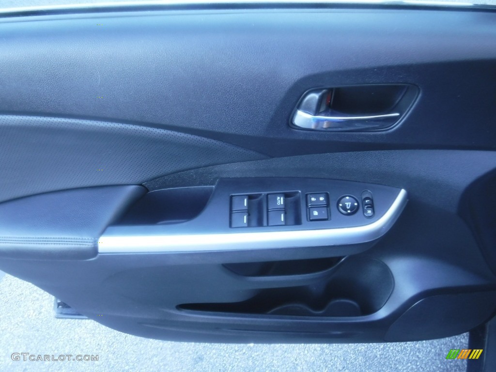 2016 CR-V EX-L AWD - Crystal Black Pearl / Black photo #12