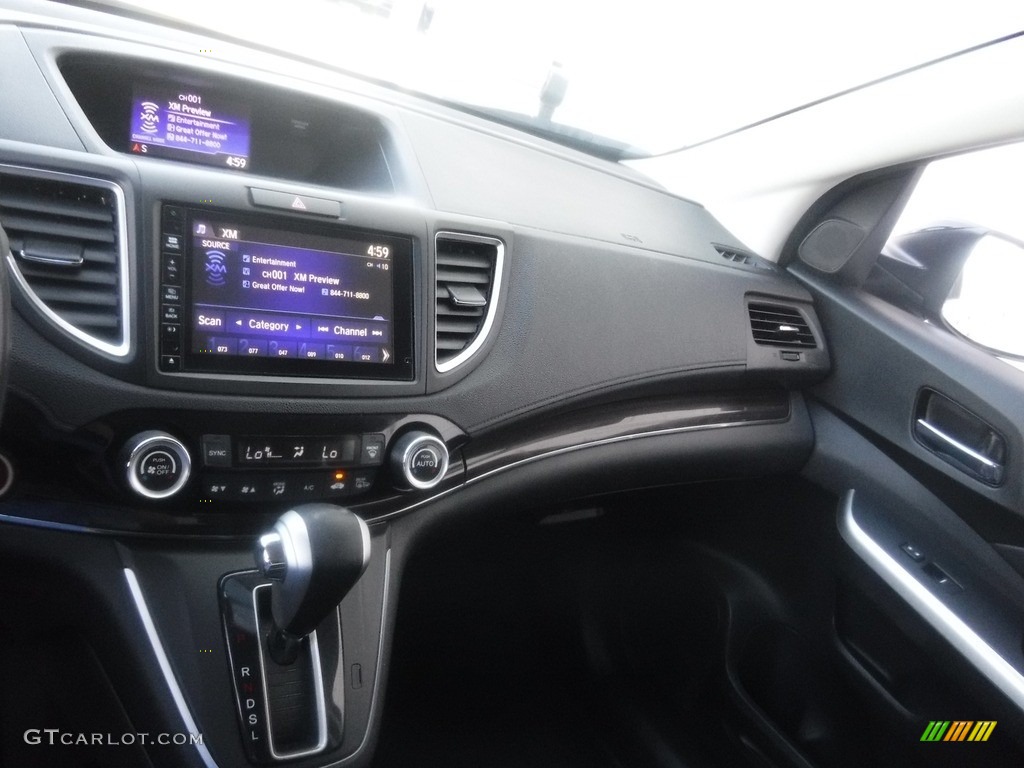 2016 CR-V EX-L AWD - Crystal Black Pearl / Black photo #17