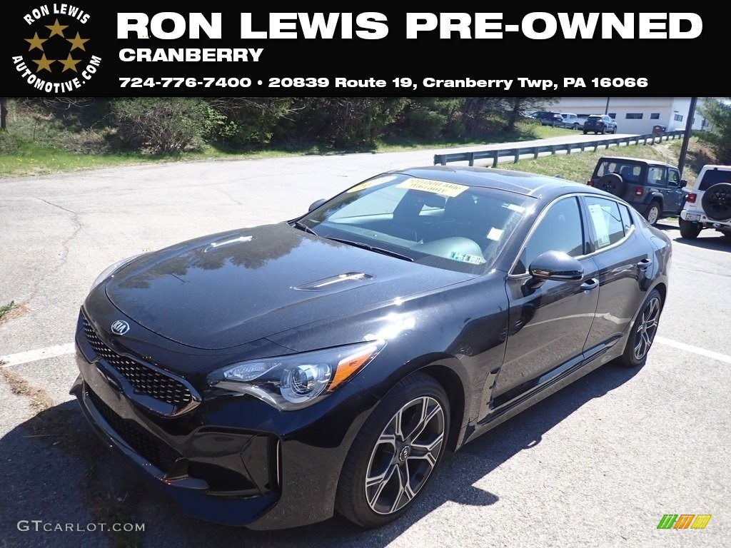 2021 Stinger GT-Line - Aurora Black / Black photo #1