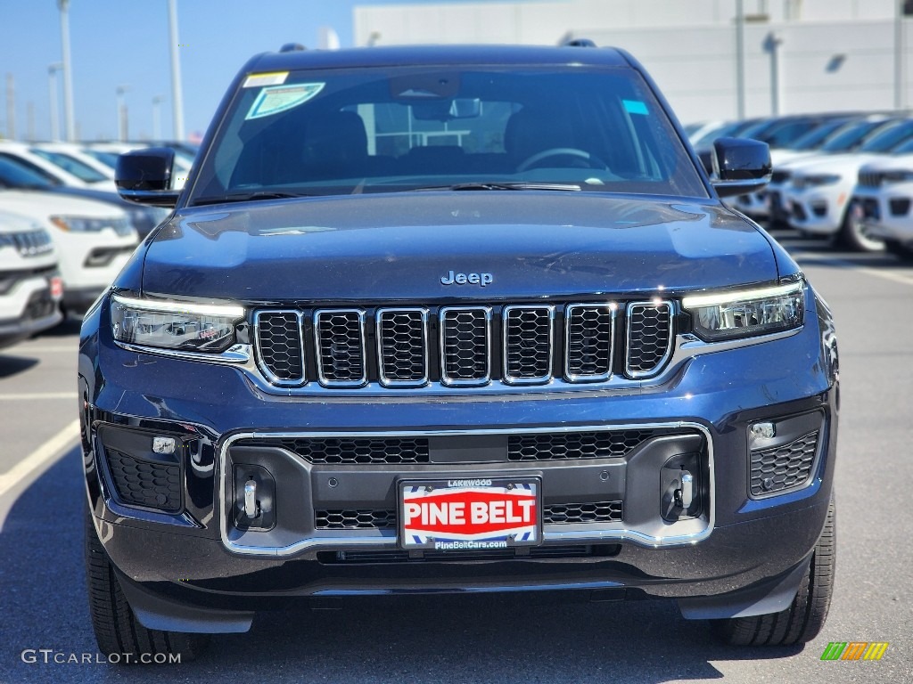 2023 Midnight Sky Jeep Grand Cherokee Overland 4x4 #145928340 Photo #2