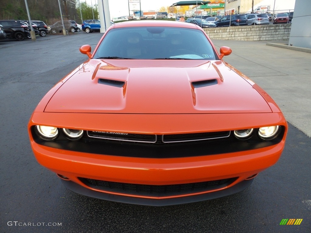 2018 Challenger GT AWD - Go Mango / Black photo #8