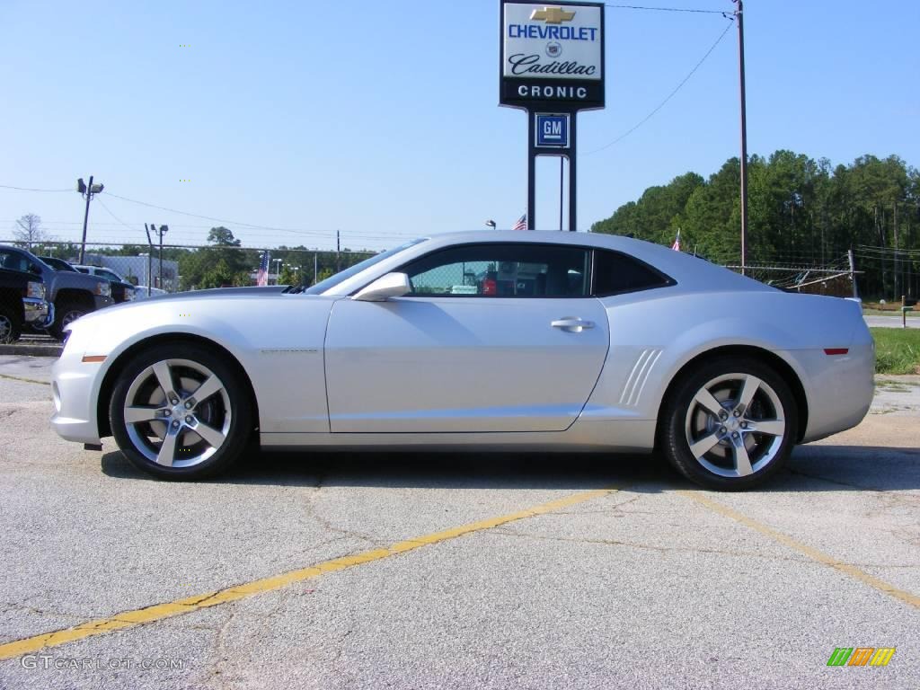 2010 Camaro SS Coupe - Silver Ice Metallic / Black photo #1