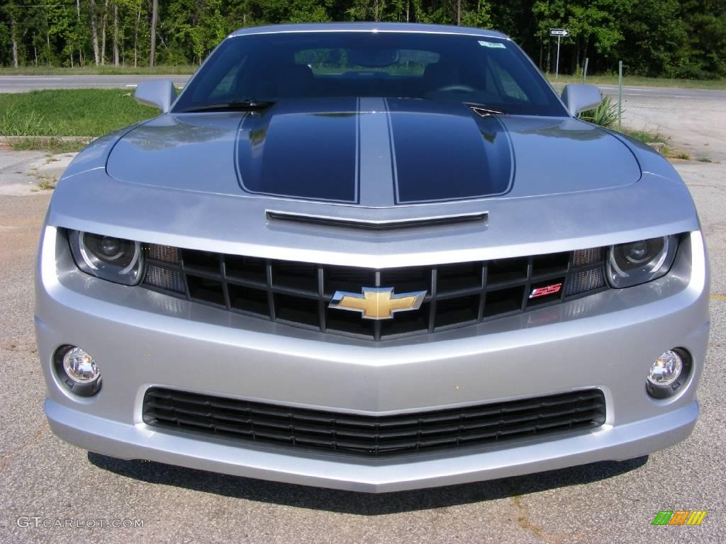 2010 Camaro SS Coupe - Silver Ice Metallic / Black photo #3