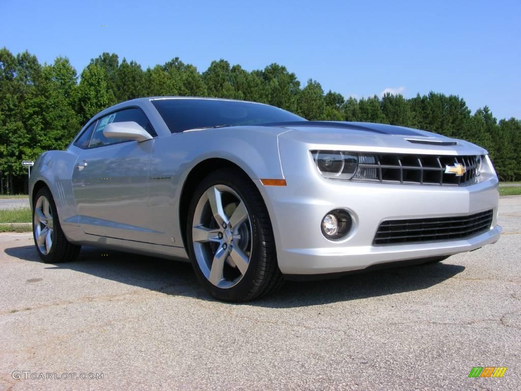 2010 Camaro SS Coupe - Silver Ice Metallic / Black photo #4