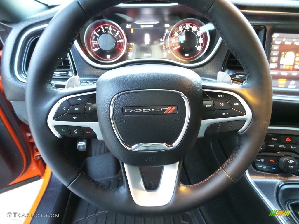 2018 Challenger GT AWD - Go Mango / Black photo #23